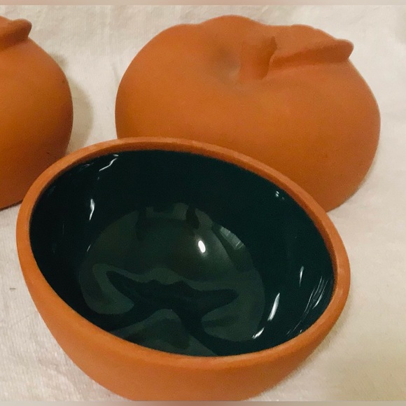 Mini Single Serve Terra Cotta Apple Fruit Baking Mold - Picture 7 of 12